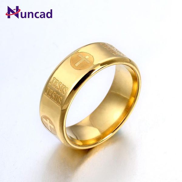 wedding rings fashion simple jesus letter cross stainless steel personality ring plated with jewelry, Slivery;golden
wedding rings fashion simple jesus letter cross stainless steel personality ring plated with jewelry, Slivery;golden