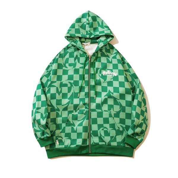 men's hoodies & sweatshirts colour plaid with hoodie male jacket american fashion label loose zipper bf sweatshirt p28z, Black
men's hoodies & sweatshirts colour plaid with hoodie male jacket american fashion label loose zipper bf sweatshirt p28z, Black