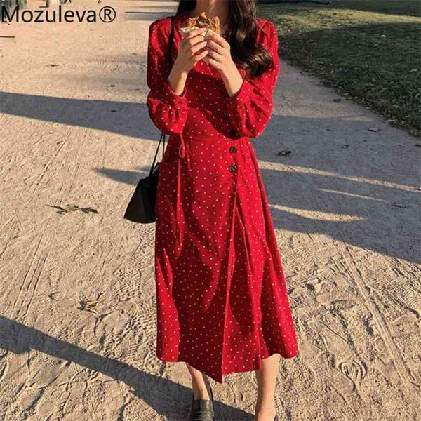 spring ladies polka dots print v-neck buttons lace-up female chiffon fashion long sleeve women dress 210416, White
spring ladies polka dots print v-neck buttons lace-up female chiffon fashion long sleeve women dress 210416, White
