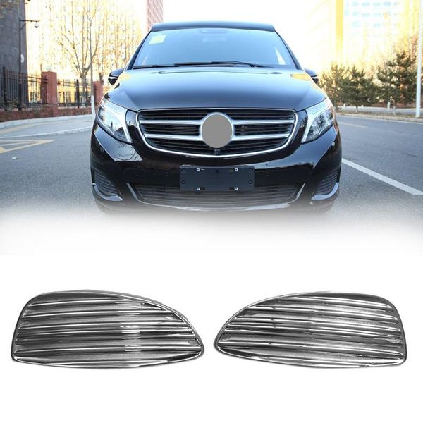 interior&external lights car chrome sticker front fog light lamp cover trim for - v-class v260 v250 v220 2014-2021
interior&external lights car chrome sticker front fog light lamp cover trim for - v-class v260 v250 v220 2014-2021