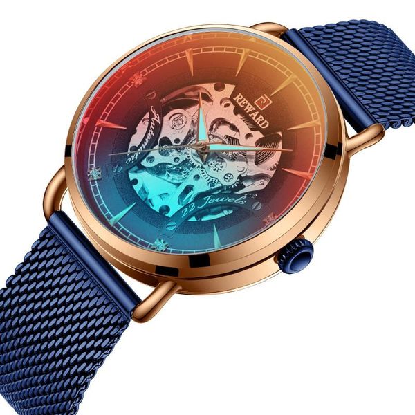 reward automatic analog mechanical watch men high-end water resistant luminous mens watches luxury fashion reojes de hombre wristwatches, Slivery;brown
reward automatic analog mechanical watch men high-end water resistant luminous mens watches luxury fashion reojes de hombre wristwatches, Slivery;brown