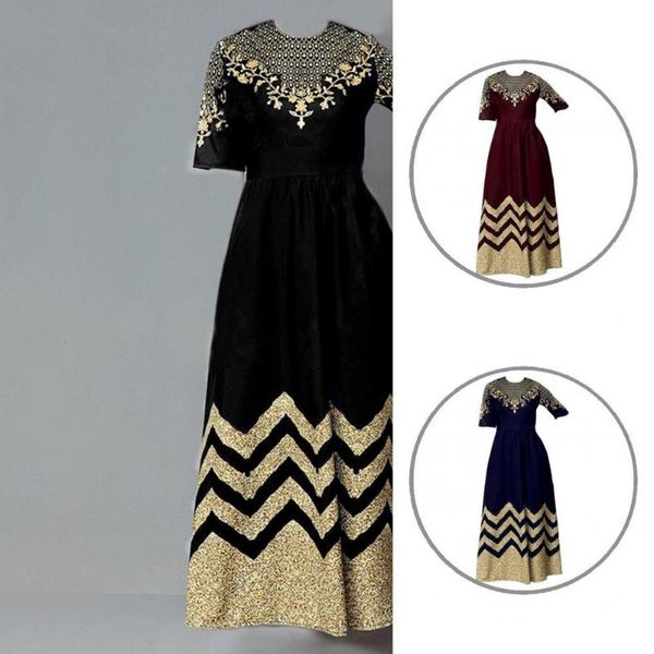 casual dresses high-end fabulous floral print round neck dress vintage long loose hem for dating, Black;gray
casual dresses high-end fabulous floral print round neck dress vintage long loose hem for dating, Black;gray