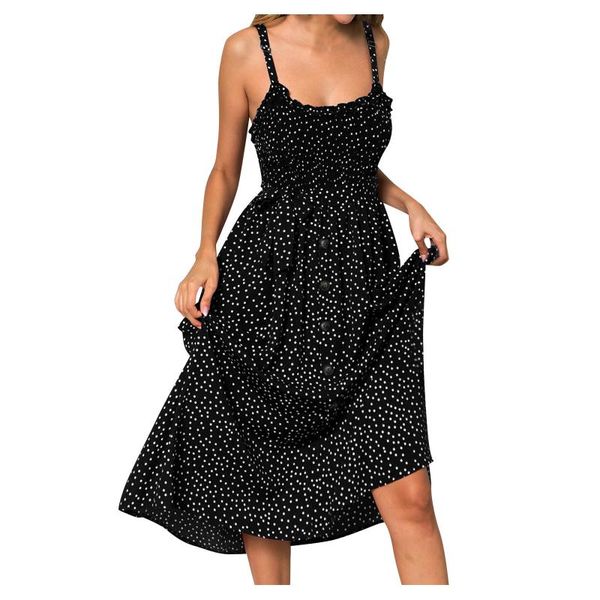 casual dresses 2021 spring summer fashion dot print women black sling backless pleated shrink waist slim vintage dress #t2g, Black;gray
casual dresses 2021 spring summer fashion dot print women black sling backless pleated shrink waist slim vintage dress #t2g, Black;gray