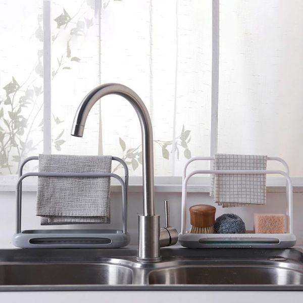 hooks & rails detachable towel storage rack quick-drying double rod rag stand kitchen gadgets sponge shelf home organizer
hooks & rails detachable towel storage rack quick-drying double rod rag stand kitchen gadgets sponge shelf home organizer