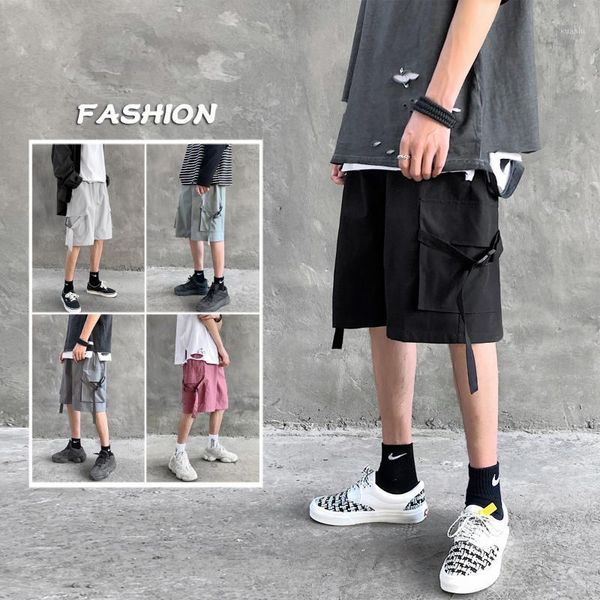 men's jeans k819 * p30 control 49 summer dress korean casual worker's large pocket shorts loose personalized fashion brand capris, Blue
men's jeans k819 * p30 control 49 summer dress korean casual worker's large pocket shorts loose personalized fashion brand capris, Blue
