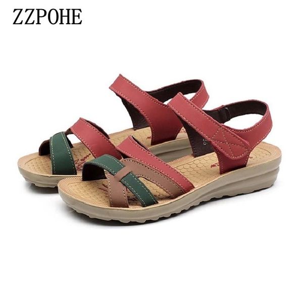 summer women sandals mother soft leather flat large size non-slip comfortable woman shoes, Black
summer women sandals mother soft leather flat large size non-slip comfortable woman shoes, Black