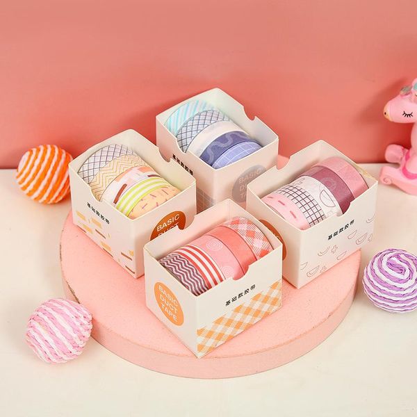 gift wrap 5pcs/set tape grid vintage decorative adhesive sticker diy scrapbooking masking craft
gift wrap 5pcs/set tape grid vintage decorative adhesive sticker diy scrapbooking masking craft
