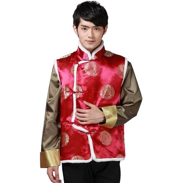 ethnic clothing chinese traditional men's vest autumn winter satin waistcoat evening party apparel size s l xl 2xl 3xl, Red
ethnic clothing chinese traditional men's vest autumn winter satin waistcoat evening party apparel size s l xl 2xl 3xl, Red