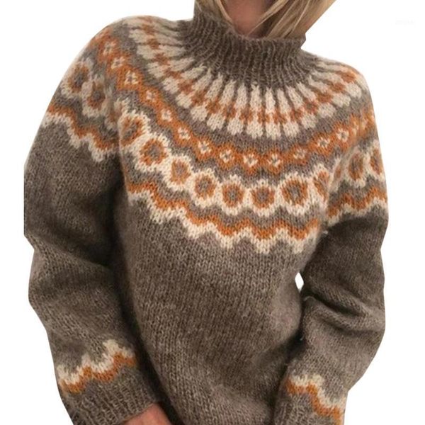 sweaters for women 3xl winter jacquard long sleeve knitted sweater turtleneck jumper pullover woman boho women's, White;black
sweaters for women 3xl winter jacquard long sleeve knitted sweater turtleneck jumper pullover woman boho women's, White;black