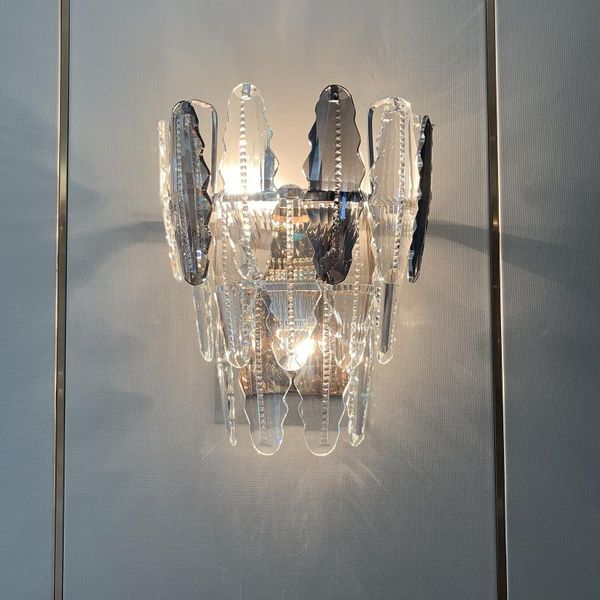 crystal wall lamp nordic modern style el bedroom bedside aisle living room background decoration e14 warm lighting
crystal wall lamp nordic modern style el bedroom bedside aisle living room background decoration e14 warm lighting