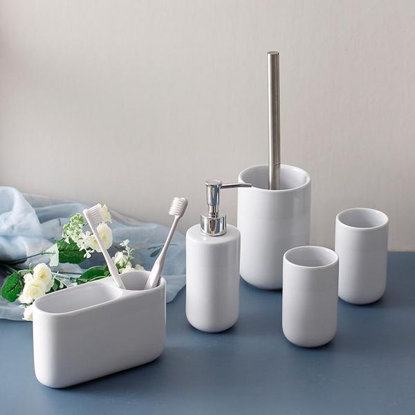liquid soap dispenser ceramic toilet brush lotion bottle nordic minimalist bathroom mouth cup toothbrush water set creative home supplies
liquid soap dispenser ceramic toilet brush lotion bottle nordic minimalist bathroom mouth cup toothbrush water set creative home supplies