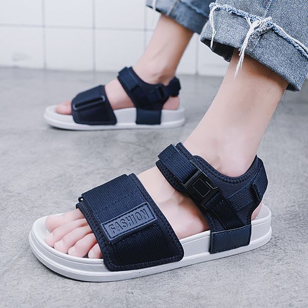 464748 size british sandals mens casual beach trendy summer korean style sandals fashion outerwear sports dual use slippers, Black
464748 size british sandals mens casual beach trendy summer korean style sandals fashion outerwear sports dual use slippers, Black