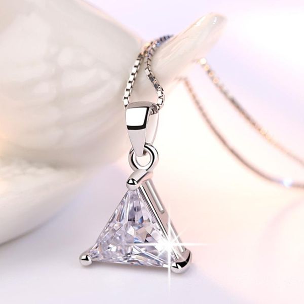 chains sumu 925 sterling silver delicate zircon triangle pendant neckace for women 45cm chain necklaces
chains sumu 925 sterling silver delicate zircon triangle pendant neckace for women 45cm chain necklaces