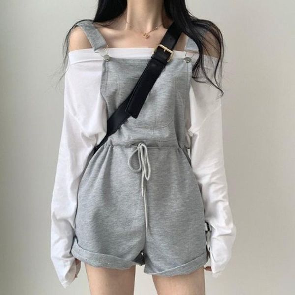 women's tracksuits korean chic shorts sets slash neck long sleeve + drawstring slim wasit playsuits fashion tide two piece set wom, Gray
women's tracksuits korean chic shorts sets slash neck long sleeve + drawstring slim wasit playsuits fashion tide two piece set wom, Gray