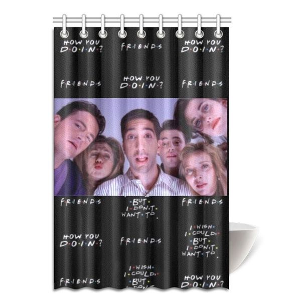 shower curtains friends tv show waterproof fabric curtain and anti-mold black funny bathroom accessories
shower curtains friends tv show waterproof fabric curtain and anti-mold black funny bathroom accessories
