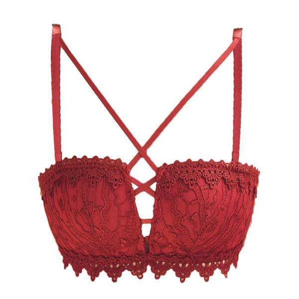 bras 2021 women's lace no steel ring embroidery material underwear 32 34 36 38ab cup cross tie four corner push up bra, Red;black
bras 2021 women's lace no steel ring embroidery material underwear 32 34 36 38ab cup cross tie four corner push up bra, Red;black