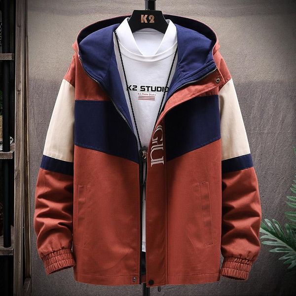 men's jackets spring autumn patchwork streetwear men hooded casual loose print windbreaker jacket male hip hop coat homme 2021, Black;brown
men's jackets spring autumn patchwork streetwear men hooded casual loose print windbreaker jacket male hip hop coat homme 2021, Black;brown