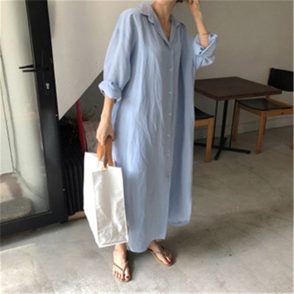 dress woman long shirt ed in korean cotton fashion clothes plus size shirts spring 2021 comfortable loose style, Black;gray
dress woman long shirt ed in korean cotton fashion clothes plus size shirts spring 2021 comfortable loose style, Black;gray