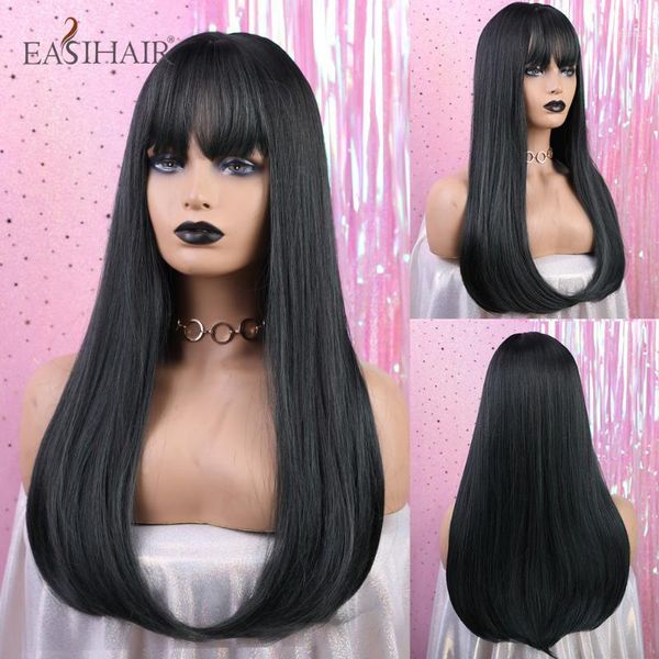 long straight dark green wigs with bangs synthetic for women cosplay high temperature fiber party1, Black
long straight dark green wigs with bangs synthetic for women cosplay high temperature fiber party1, Black