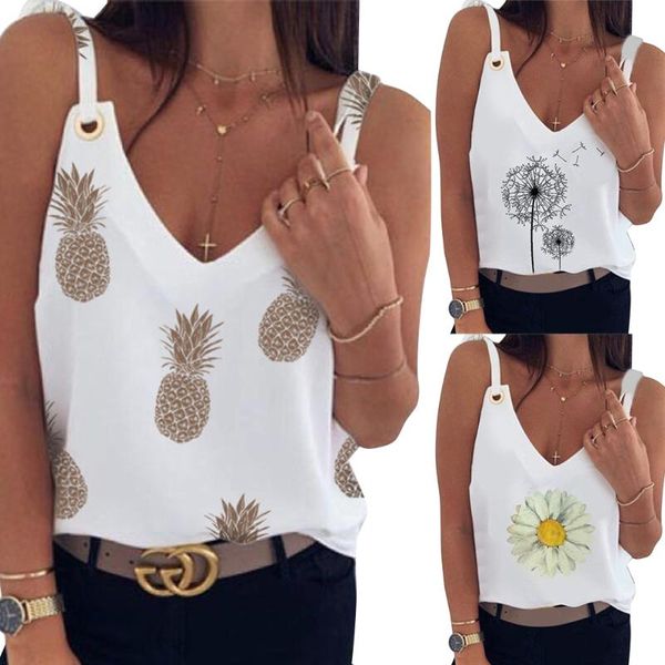 women's tanks & camis casual holidays female pineapple printed camisole streetwear sleeveless v-neck vest beach d30, White
women's tanks & camis casual holidays female pineapple printed camisole streetwear sleeveless v-neck vest beach d30, White