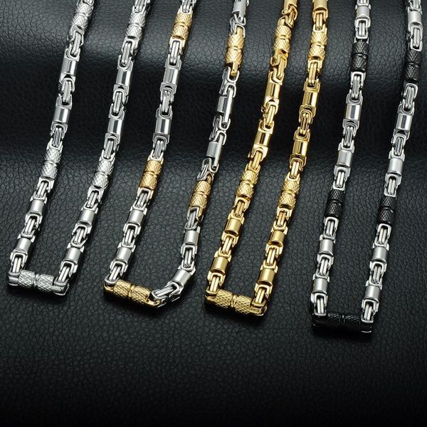 chains one piece stainless steel round byzantine chain necklace for men vintage east roman emperor men's luxury jewelry, Silver
chains one piece stainless steel round byzantine chain necklace for men vintage east roman emperor men's luxury jewelry, Silver