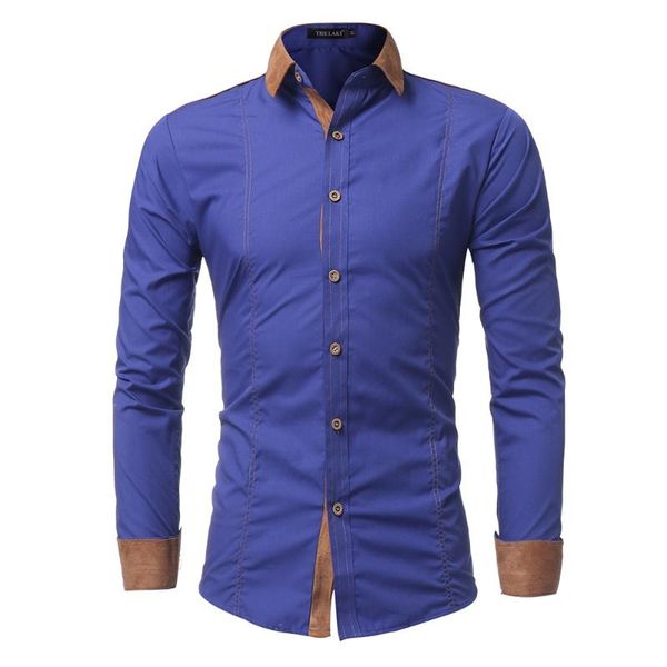 men's casual shirts european and american characteristic line long-sleeved deerskin collar solid color, White;black
men's casual shirts european and american characteristic line long-sleeved deerskin collar solid color, White;black