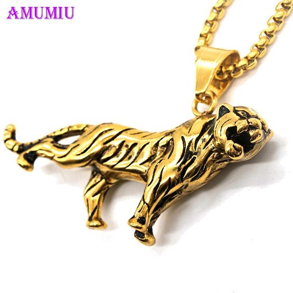 pendant necklaces amumiu cool tiger animal necklace gold silver plated jewelry for women men stainless steel punk with chain p095
pendant necklaces amumiu cool tiger animal necklace gold silver plated jewelry for women men stainless steel punk with chain p095