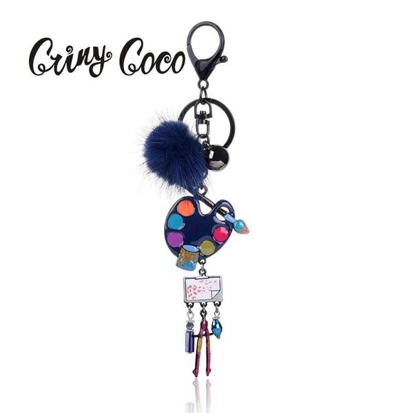 keychains cring coco creativity keychain & pendant women key ring holder enamel drawing board chains fur pompoms for handbag trinket, Silver
keychains cring coco creativity keychain & pendant women key ring holder enamel drawing board chains fur pompoms for handbag trinket, Silver
