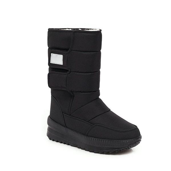 boots snow women thick fur warm mid calf platform shoes ladies cotton waterproof winter plus size 36-41, Black
boots snow women thick fur warm mid calf platform shoes ladies cotton waterproof winter plus size 36-41, Black