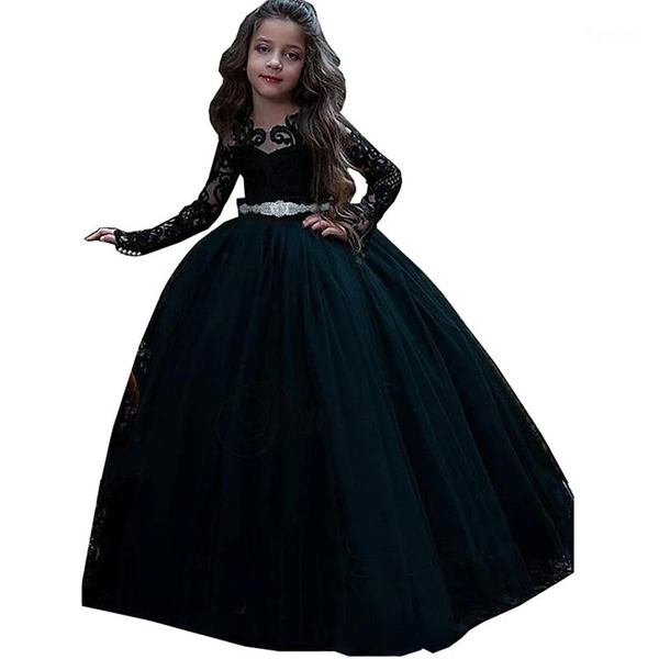 girl's dresses princess sweep / brush train flower girl party lace long sleeve jewel neck with bow(s)1, Red;yellow
girl's dresses princess sweep / brush train flower girl party lace long sleeve jewel neck with bow(s)1, Red;yellow
