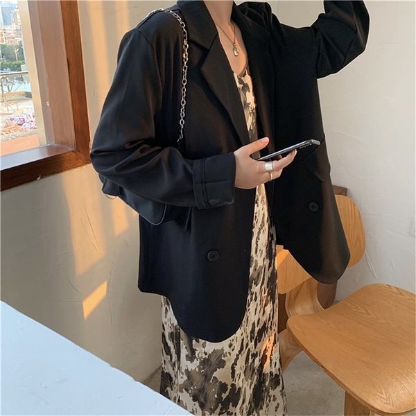 women's suits & blazers gentle thin femme streetwear sunscreen jackets chic casual outwear retro new all match women vintage coats, White;black
women's suits & blazers gentle thin femme streetwear sunscreen jackets chic casual outwear retro new all match women vintage coats, White;black