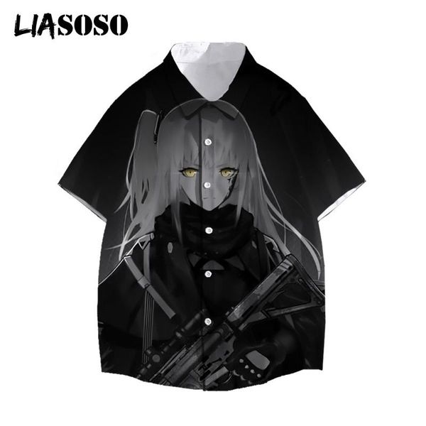 men's casual shirts liasoso 3d print summer fashion short-sleeve holiday streetwear game girl frontline women, White;black
men's casual shirts liasoso 3d print summer fashion short-sleeve holiday streetwear game girl frontline women, White;black