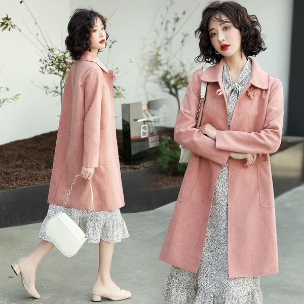 women's trench coats women autumn winter jacket female long casual coat fashion thick warm single breasted turndown collar chic overcoa, Tan;black
women's trench coats women autumn winter jacket female long casual coat fashion thick warm single breasted turndown collar chic overcoa, Tan;black