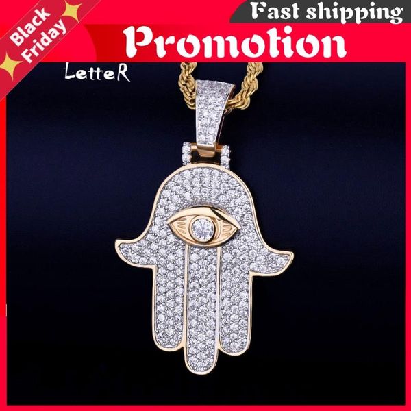 chains iced hand pendant necklace steel cuban chain gold color cubic zircon men's hop jewelry for gift, Silver
chains iced hand pendant necklace steel cuban chain gold color cubic zircon men's hop jewelry for gift, Silver