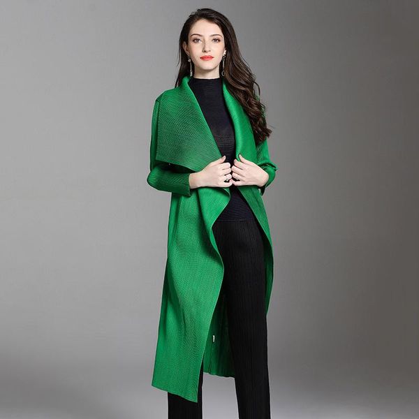 women's trench coats classic miyake pleats please plus size women coat casual long sleeves female windbreaker solid open stitch lady tr, Tan;black
women's trench coats classic miyake pleats please plus size women coat casual long sleeves female windbreaker solid open stitch lady tr, Tan;black