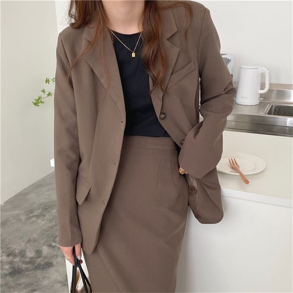 two piece dress hzirip chic coffee two pieces define elegant blazers work wear autumn from high-waisted women share long thin skirts wn2b, White
two piece dress hzirip chic coffee two pieces define elegant blazers work wear autumn from high-waisted women share long thin skirts wn2b, White