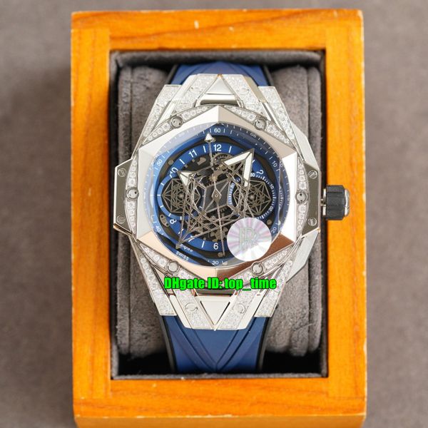 6 styles watches rrf 45mm 418.nx.5107 diamond titanium eta7750 automatic chronograph mens watch blue dial rubber strap gents sports wristwat, Slivery;brown
6 styles watches rrf 45mm 418.nx.5107 diamond titanium eta7750 automatic chronograph mens watch blue dial rubber strap gents sports wristwat, Slivery;brown
