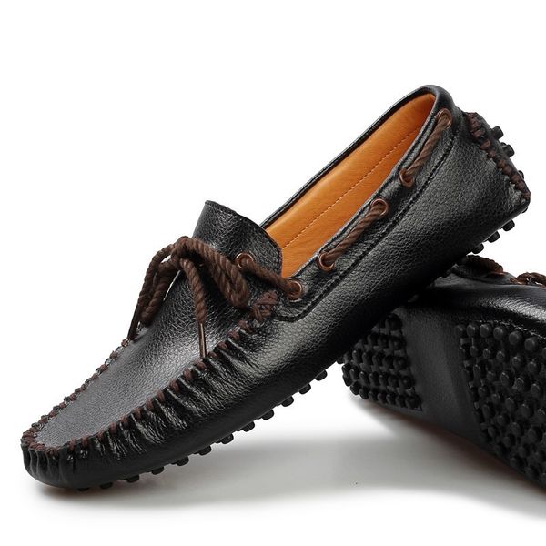 dress shoes mens genuine leather cow loafer lace up traveler casual comfort breath for men zy371, Black
dress shoes mens genuine leather cow loafer lace up traveler casual comfort breath for men zy371, Black
