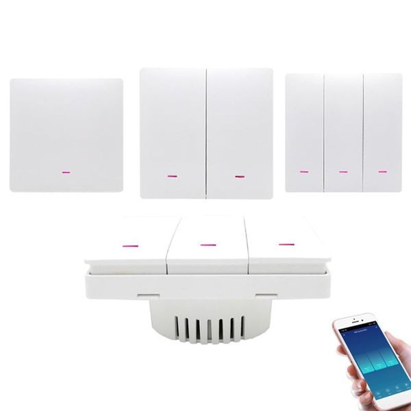 smart home control push button 1/2/3 gang eu wall light switch wifi remote voice life app wireless
smart home control push button 1/2/3 gang eu wall light switch wifi remote voice life app wireless