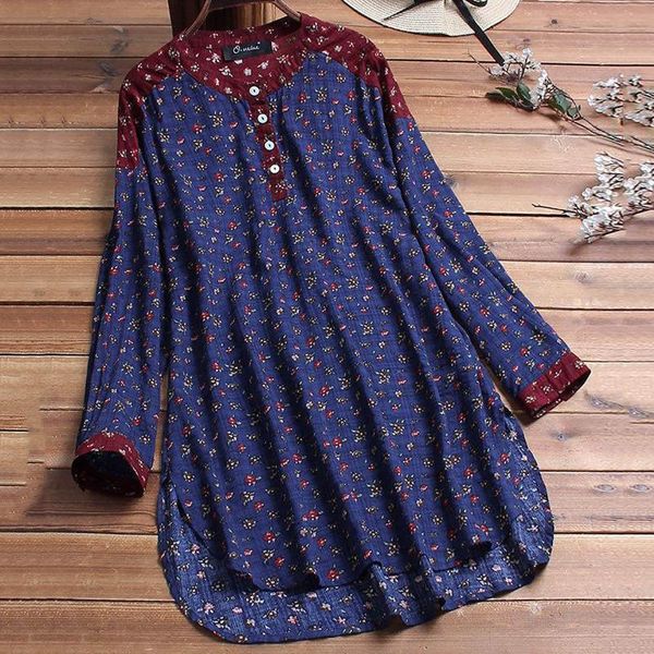 women's blouses & shirts loose cotton and linen print stitching vintage shirt long sleeve elegant plus size female blouse, White
women's blouses & shirts loose cotton and linen print stitching vintage shirt long sleeve elegant plus size female blouse, White