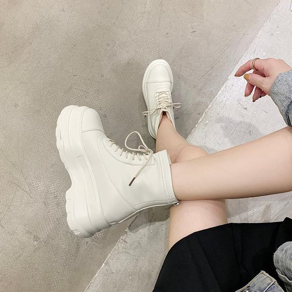 boots ankle lace up women shoes platform winter chunky short punk black beige femmes bottes 2021
boots ankle lace up women shoes platform winter chunky short punk black beige femmes bottes 2021