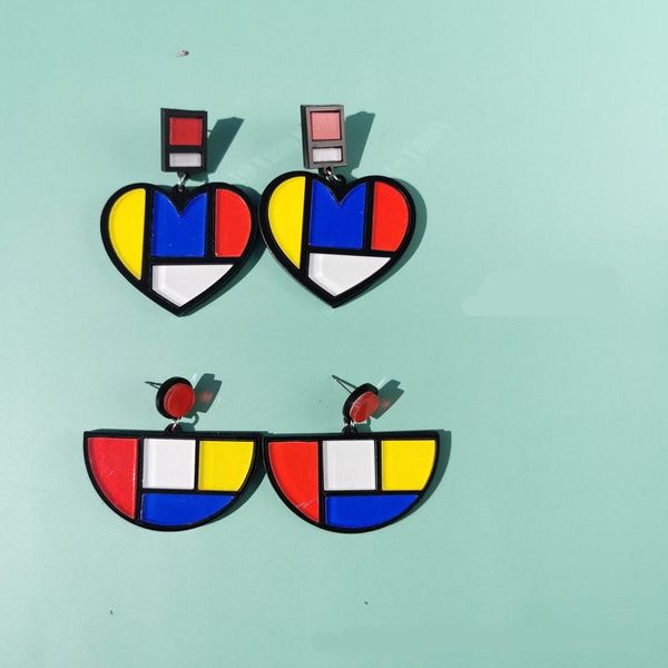dangle & chandelier fashion trend color patchwork earrings geometric punk love acrylic web celebrity style, Silver
dangle & chandelier fashion trend color patchwork earrings geometric punk love acrylic web celebrity style, Silver