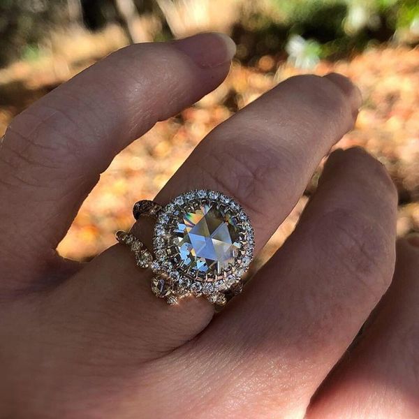 cluster rings real diamond for women luxury wedding engagement party gift girl 925 sterling silver fine jewelry bridal accessories, Golden;silver
cluster rings real diamond for women luxury wedding engagement party gift girl 925 sterling silver fine jewelry bridal accessories, Golden;silver