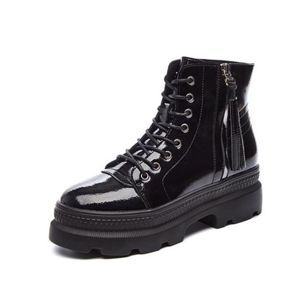 boots winter women's ankle genuine leather high heels shoes for women warm plush ladies boot, Black
boots winter women's ankle genuine leather high heels shoes for women warm plush ladies boot, Black