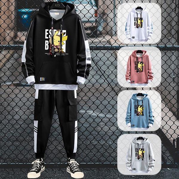 men's tracksuits spring autumn fashion clothing tracksuit men 2 piece set hoodies+pants sets hoody mens sweatshirt sport joggers sweatp, Gray
men's tracksuits spring autumn fashion clothing tracksuit men 2 piece set hoodies+pants sets hoody mens sweatshirt sport joggers sweatp, Gray