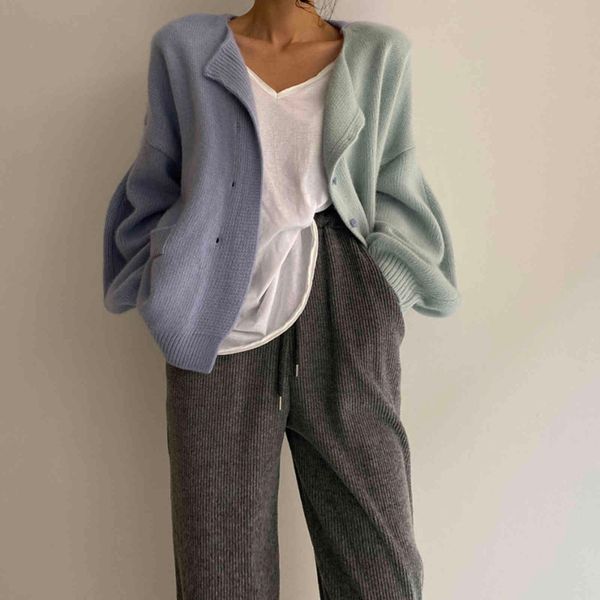 women's jackets genayooa turn-down collar cardigan women sweater autumn winter patchwork knitted ladies cardigans korean streetwear 5uz, Black;brown
women's jackets genayooa turn-down collar cardigan women sweater autumn winter patchwork knitted ladies cardigans korean streetwear 5uz, Black;brown