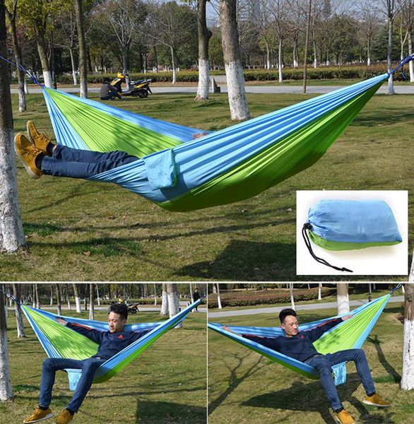 double camping hammock portable lightweight parachute for backpacking travel beach backyard patio hiking hanging bed outdoor pads
double camping hammock portable lightweight parachute for backpacking travel beach backyard patio hiking hanging bed outdoor pads