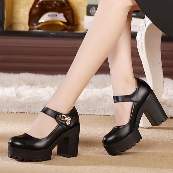 quality 2021 ankle strap genuine leather shoes woman high heels thick square heel office work women platform pumps n7 dress, Black
quality 2021 ankle strap genuine leather shoes woman high heels thick square heel office work women platform pumps n7 dress, Black