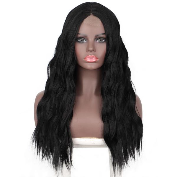 synthetic wigs doris beauty natural hair long wavy wig body wave for black women heat resistant brown middle part
synthetic wigs doris beauty natural hair long wavy wig body wave for black women heat resistant brown middle part
