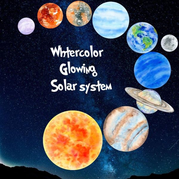 set of diy wall sticker luminous solar system planet decal kids room decoration stickers
set of diy wall sticker luminous solar system planet decal kids room decoration stickers